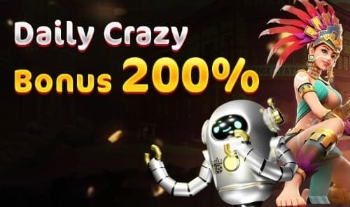 200% Daily Crazy Bonus at Panaloko Online Casino