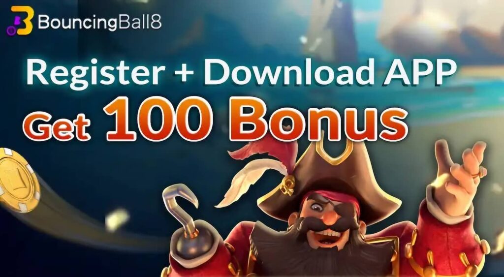 Free 100 Bonus in Bouncingball8 Casino
