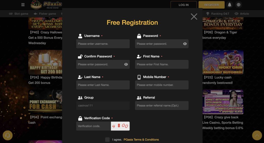 Getting Started and Claiming the Bonus