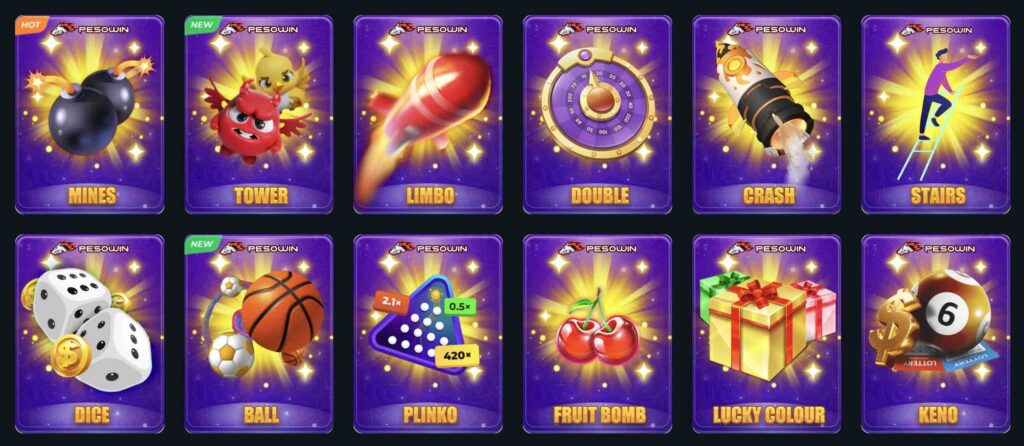 In-House Games at Pesowin