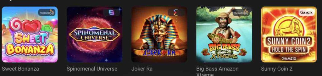 Online slots at GGBet