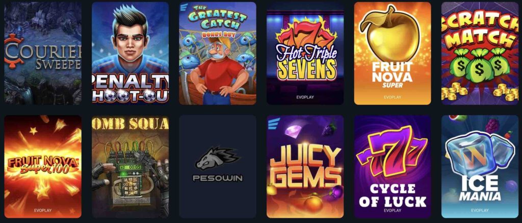 Slot Games at Pesowin