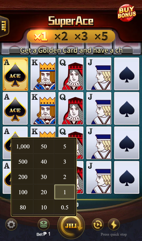 SuperAce Golden Card