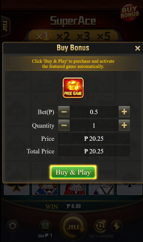 Buy Bonus Super Ace