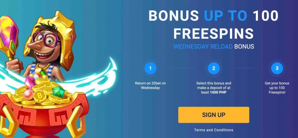 Wednesday Free Spins Reload Bonus