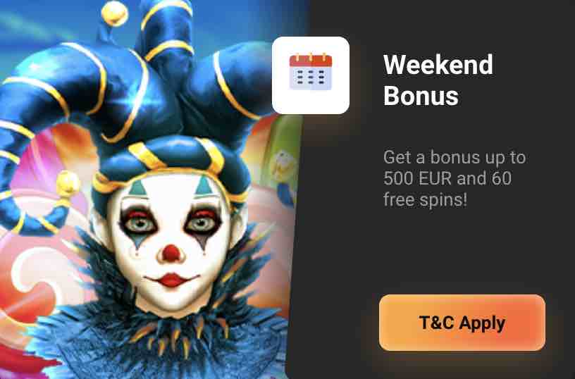 Weekend Bonus at GGBet