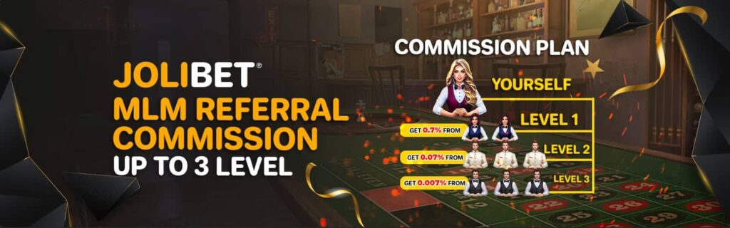 JOLIBET Referral MLM Commission