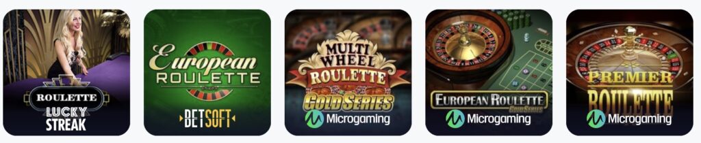 Roulette games